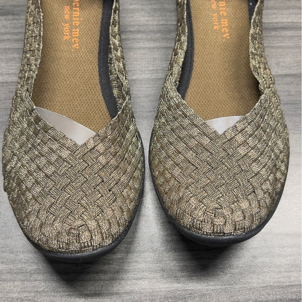 bernie mev. Women's Woven Flats - Tan EU 38 US 7.5 - Picture 3 of 8